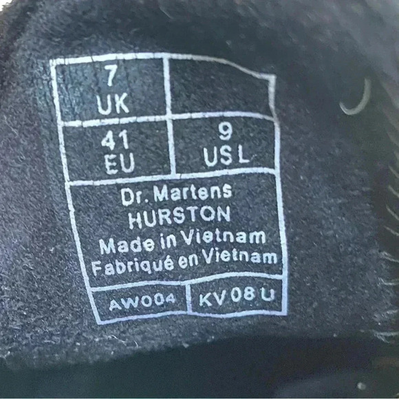 Dr. Martens Black Combat Boots - Picture 4 of 7